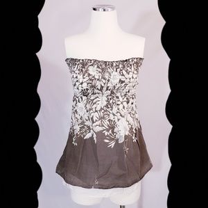 TRAMP Floral Summer Boho Top, Size Medium